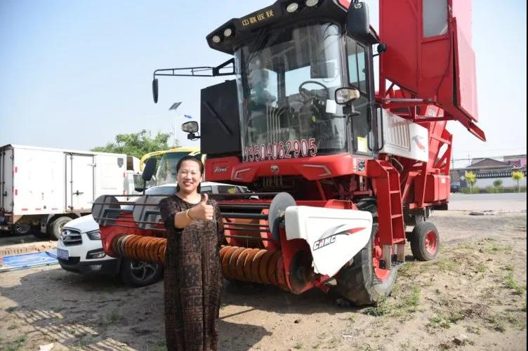鄭麗艷:從未見過像中聯收獲花生機這么“容易”的賺錢工具